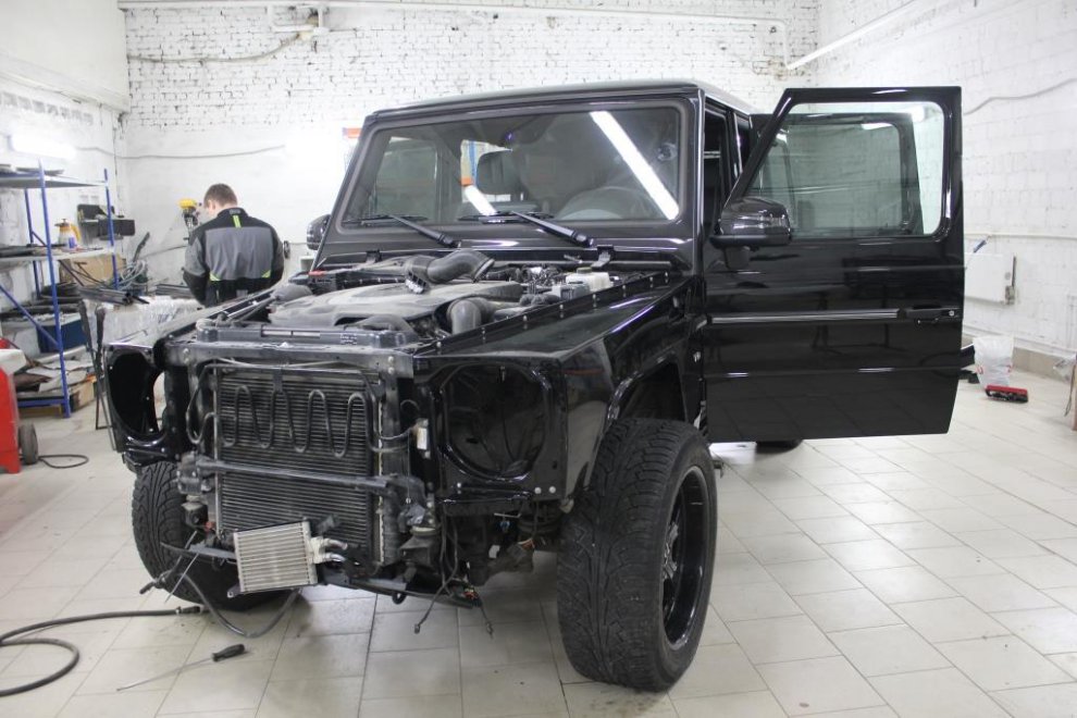 Рестайлинг Mercedes G class W463